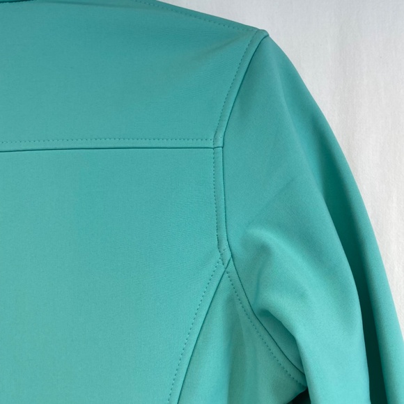 New Balance Fleece Lined Zip Jacket Teal Water Wind Resistant Women’s Small NEW - Picture 12 of 16